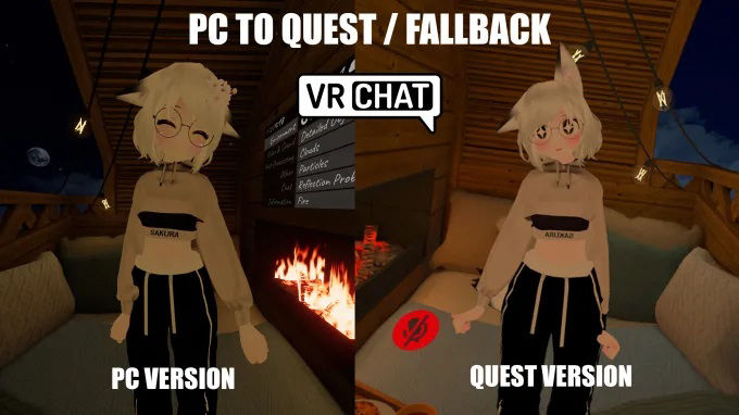 VRChat PC to Quest Convert conversion